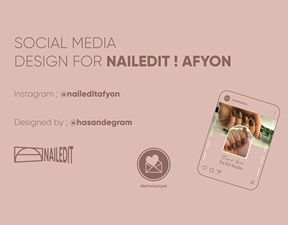 Instagram Design for NailedIt! Afyon