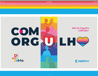 CashMe - Ação do mês do Orgulho LGBTQIA+