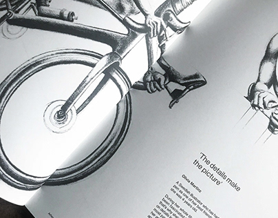 Illustrations for bike magazine