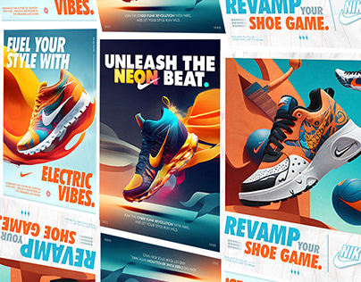 NIKE Poster Design Series| Motion Graphics.