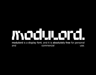 Modulord — free font