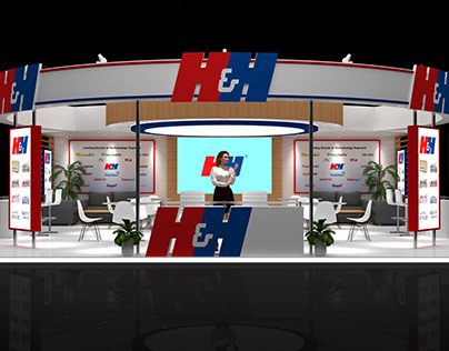 H&H Pharma Stall Design for Dermacon 2023