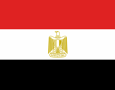 Different types of Egyptian flag