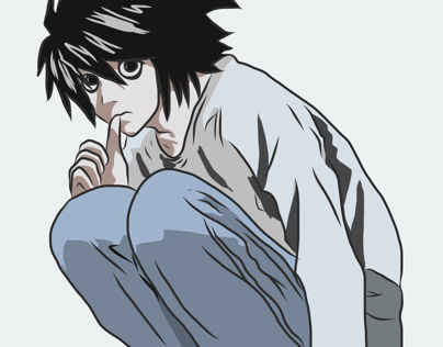 Icon L  Anime, Ryuzaki death note, Personagens de anime