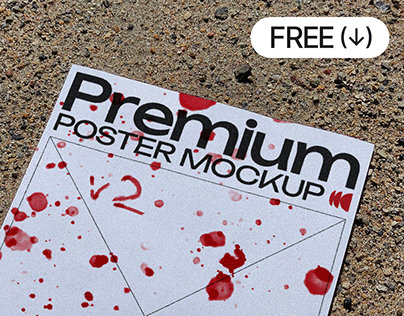 Free Premium Poster Mockup Set — Vol. 2
