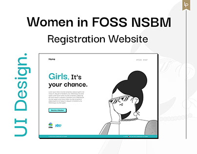 Women in FOSS NSBM Registration UI Design
