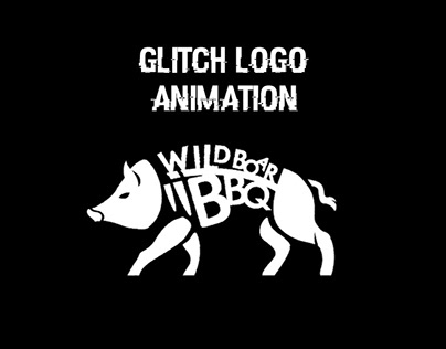 Basic Glitch Logo Animation