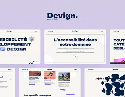 Project thumbnail - Devign - L'accessibilité web