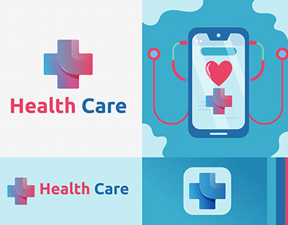 Health Care Logo Design Concept