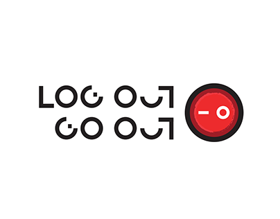 Log out/go out_project of social campaign