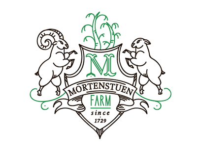 Mortenstuen farm logo and web-site