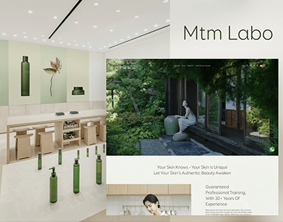 Mtm Labo- Customize Skincare Website