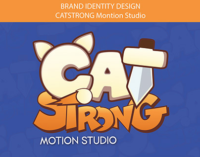 CAT STRONG BRANDING LOGO Design