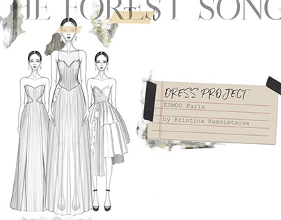 Project thumbnail - Fashion Design - ‘The forest song’ -ESMOD Dress project