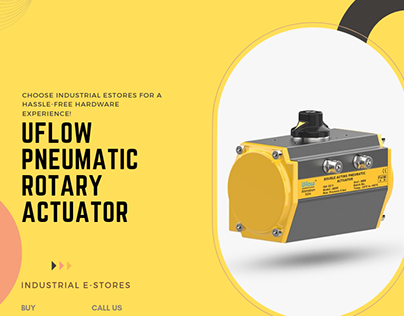 Uflow Pneumatic Rotary Actuator