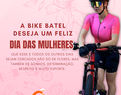 Post Homenagem Dia Das Mulheres - Bike Batel
