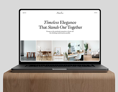 TIMELESS | Interior Design Studio Website Design