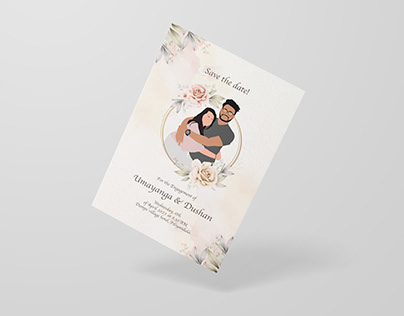 Umayanga and Dushan Wedding Invitation Card