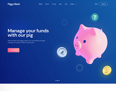 Piggy Bank - Fintech SaaS Demo Project