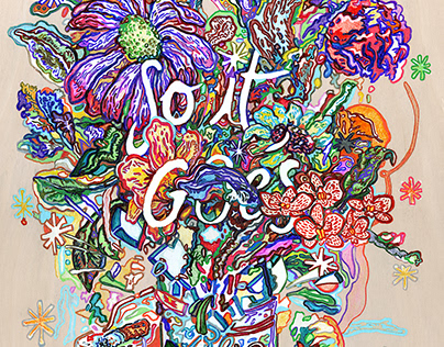 Project thumbnail - Centennial Vonnegut Bouquet Commission Painting
