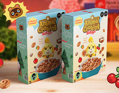Project thumbnail - Animal Crossing Cereal Box