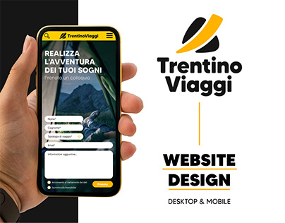 Trentino Viaggi - Website Design Concept