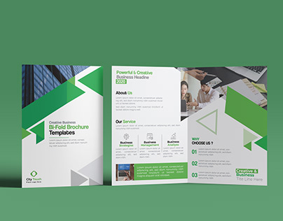Business Bi-fold Brochure Design
