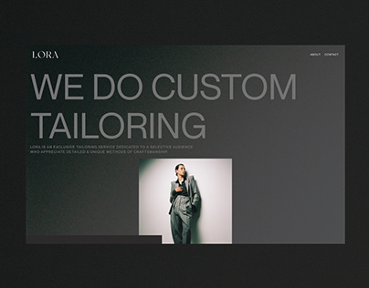 Lora Tailoring Agency Website