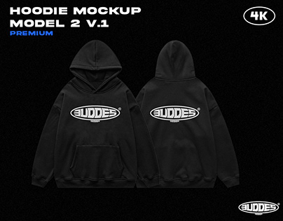 Hoodie Mockup Model 2 V.1 ( FREE 1 )