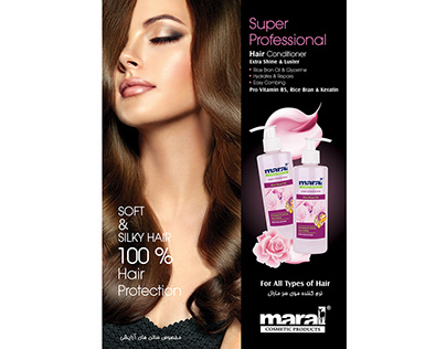 Poster Design for Maral Cosmetics (Hair Conditioner)