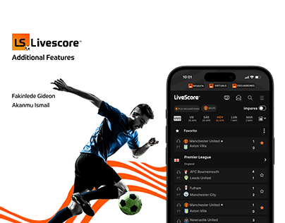 Livescore mobile app redesign