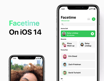 Facetime on iOS 14
