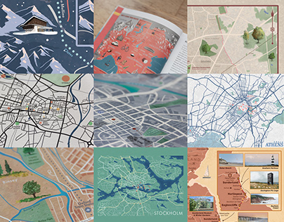 Illustrated Maps - Portfolio 2022