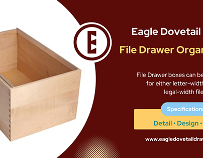 File Drawer Organizer Insert | Eagle Dovetail Drawer