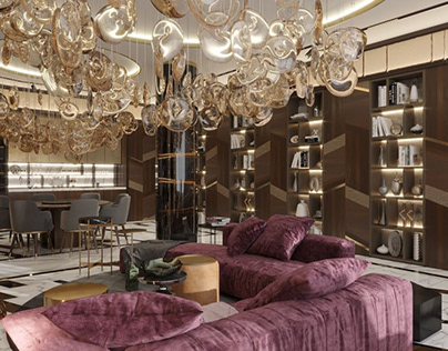 Luxury Apartment Design in the Art Deco Style