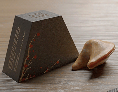 Fortune Cookie Packaging Design & Poster
