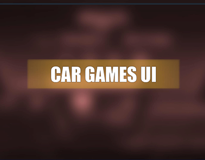 CAR GAMES UI