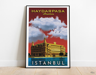 Haydarpasa Station Poster Design