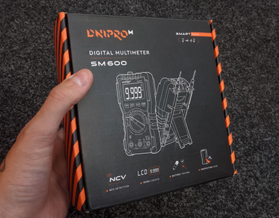 Packaging Design for Digital Multimetr DNIPRO-M SM600