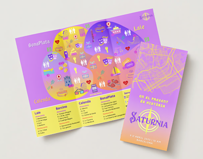 Saturnia - Mapa del parque de atracciones