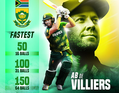 AB De Villiers Projects | Photos, videos, logos, illustrations and branding  on Behance