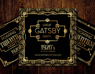 Great Gatsby's Party - Art Deco Templates Collection