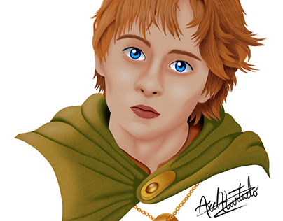 Frodo Baggins (Ilustración Digital)