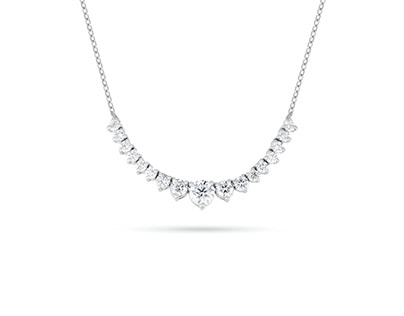 Jewellery retouch - diamond pendants and necklaces