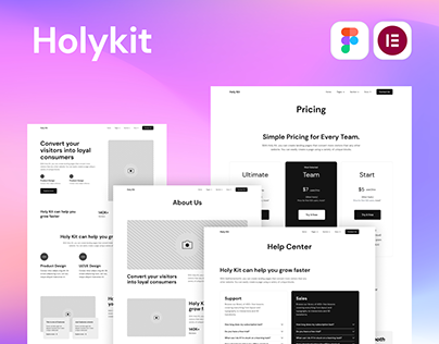 Holykit - Starter Elementor Template Kit