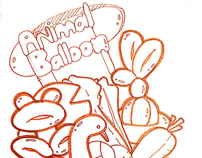 Animal Balloon Doodle