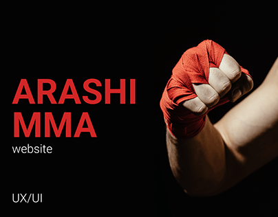 Project thumbnail - ARASHI-MMA federation website