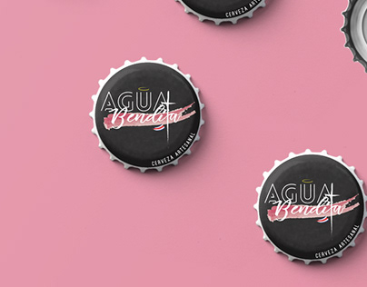 Agua Bendita // logo & etiqueta