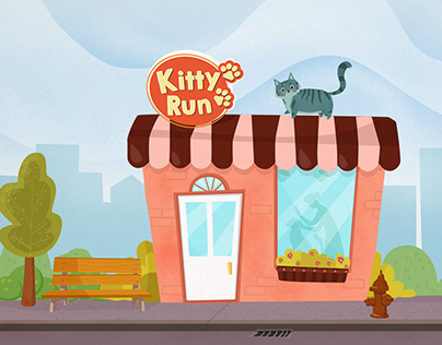 Kitty Run // illustrations