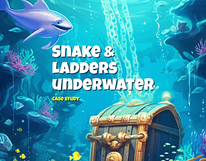 Underwater-themed Snakes & Ladders Game